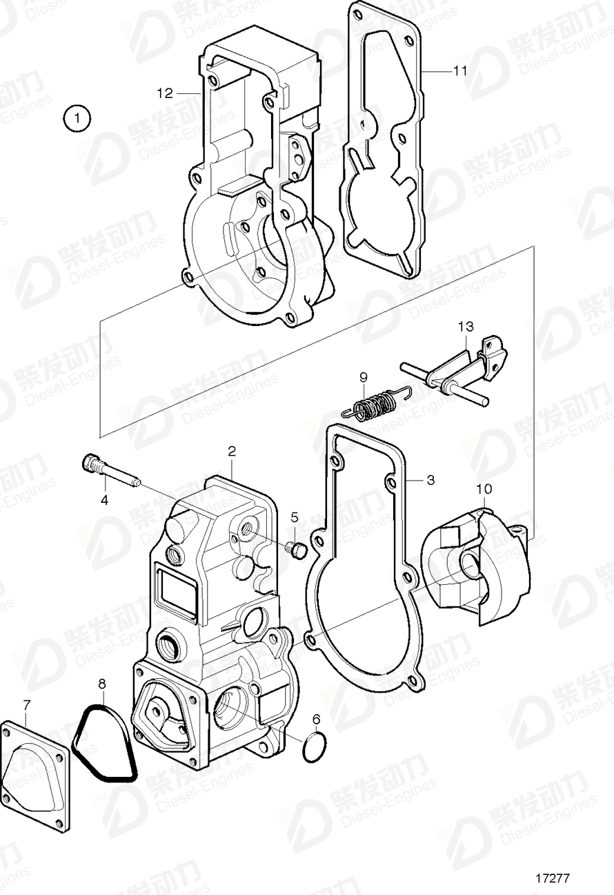 volvo penta Sealing ring 3828830 Drawing volvo penta Sealing ring 3828830 Drawing